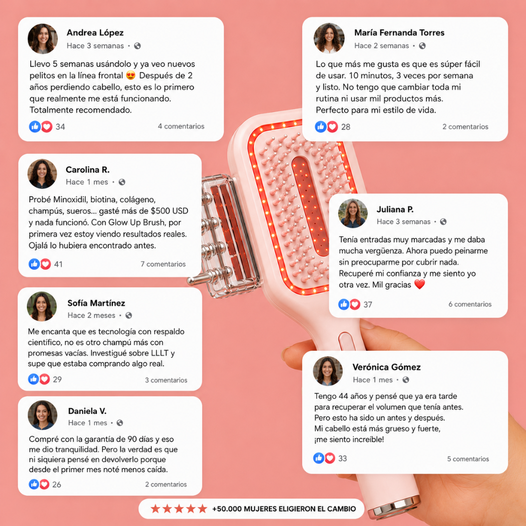 GLOW UP BRUSH™ | CRECIMIENTO CAPILAR